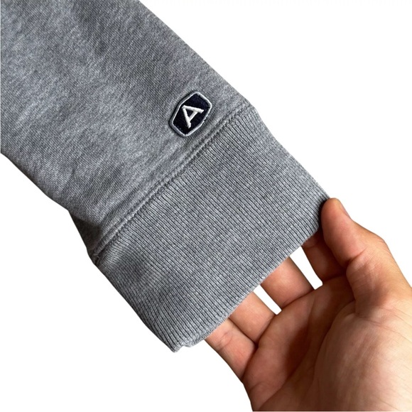 Vintage A&F Abercrombie & Fitch Gym Issue 90s Hoodie Sweatshirt Mens M Gray Y2K - Picture 7 of 12